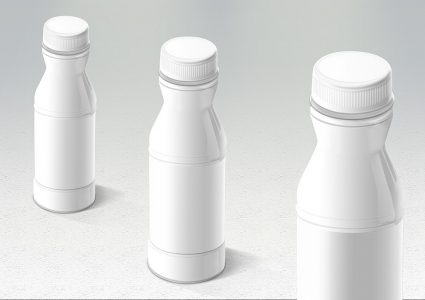 Мокап упаковки молочных изделий