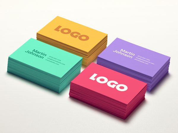 Colorful Business Card MockUp