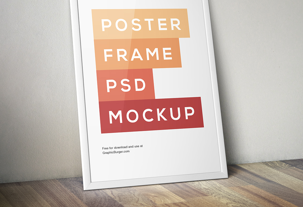Poster Frame PSD MockUp