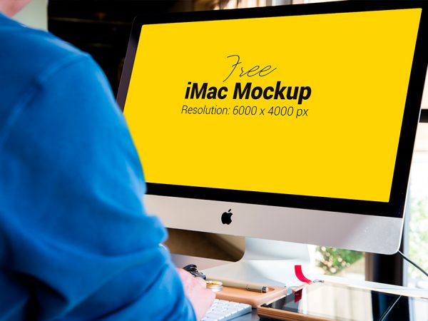 Мокап Apple iMac