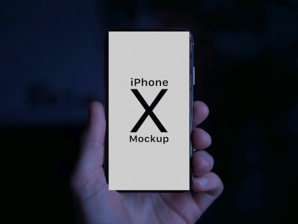 Мокап телефона iPhone X