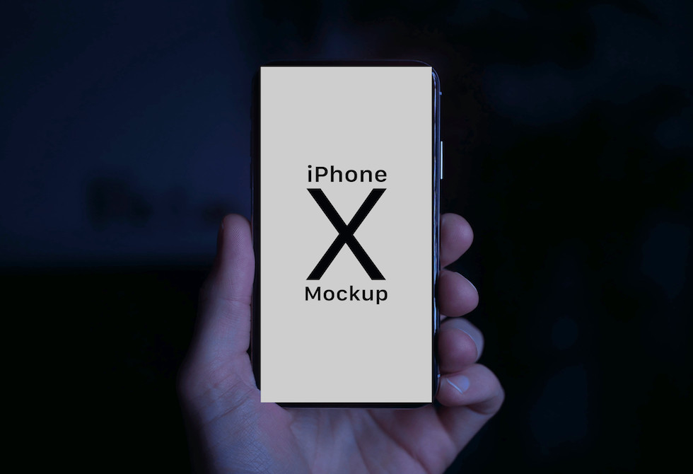 Мокап телефона iPhone X