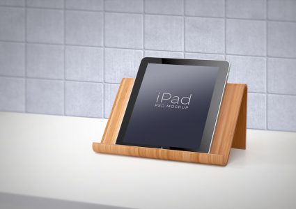 Мокап Apple iPad Вертикальный фотомакет