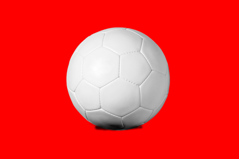 Мокап футбольного мяча