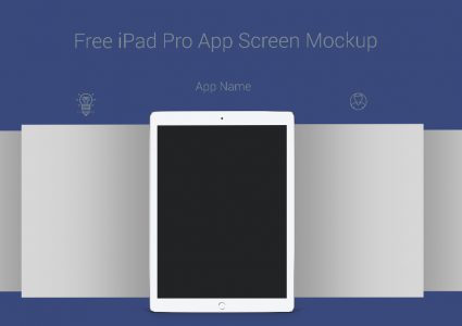Мокап  Apple iPad Pro App